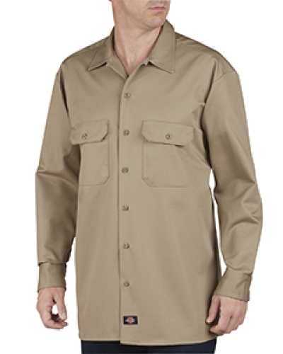 Dickies 549T Unisex Tall Heavyweight Cotton Long-Sleeve Shirt