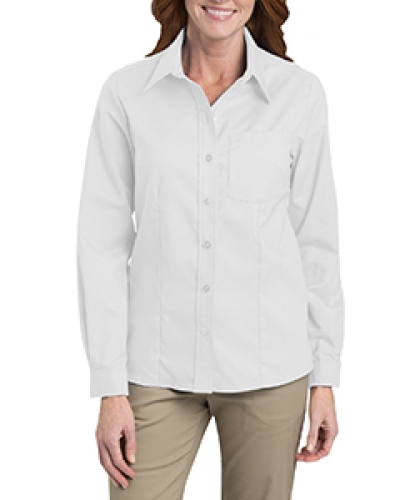 Dickies FL254 Ladies' Long-Sleeve Stretch Oxford Shirt