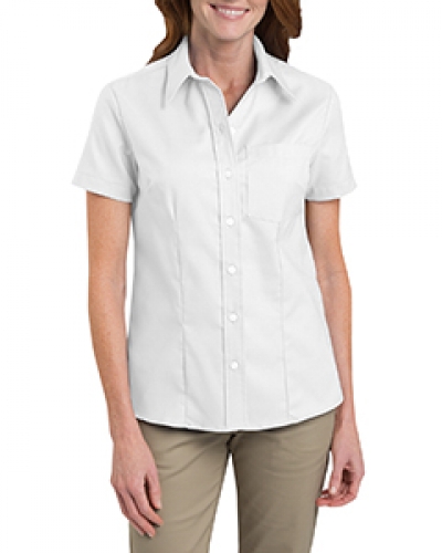 Dickies FS254 Ladies' Short-Sleeve Stretch Oxford Shirt