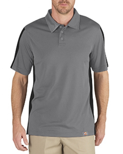 Dickies LS424 Unisex Industrial Color Block Performance Polo