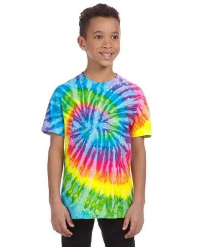 Tie-Dye CD100Y Youth 100% Cotton T-Shirt