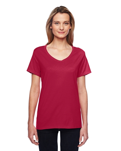 Hanes 42V0 Ladies Performance V-Neck