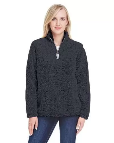 J America JA8451 Ladies Epic Sherpa 1/4 Zip