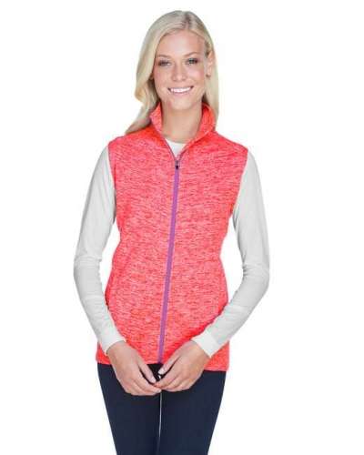 J America JA8625 Ladies' Lasic Cosmic Fleece Vest