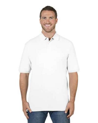 Jerzees 443MR Adult 6.5 oz. Premium 100% Ringspun Cotton Piqué Polo