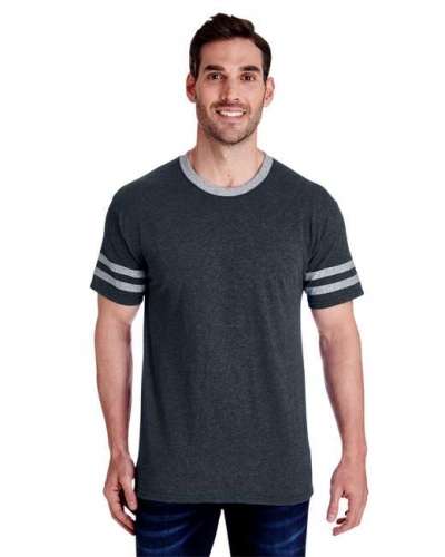 Jerzees 602MR Adult 4.5 oz. TRI-BLEND Varsity Ringer T-Shirt