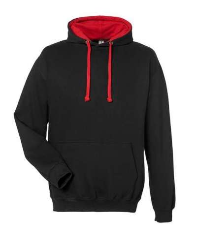 Just Hoods By AWDis JHA003 Adult 80/20 Midweight Varsity Contrast Hooded Sweatshirt