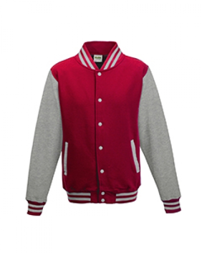 Just Hoods By AWDis JHA043 Men's 80/20 Heavyweight Letterman Jacket