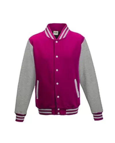 Just Hoods By AWDis JHA043 Men's 80/20 Heavyweight Letterman Jacket