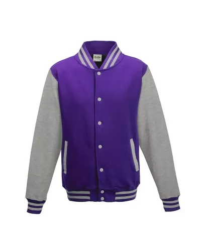 Just Hoods By AWDis JHA043 Men's 80/20 Heavyweight Letterman Jacket