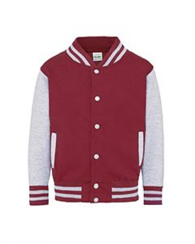 Just Hoods By AWDis JHY043 Youth 80/20 Heavyweight Letterman Jacket