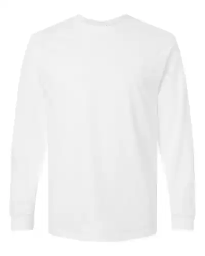 Gildan 2400 Unisex Ultra Cotton? Long Sleeve T-Shirt 2 Pack