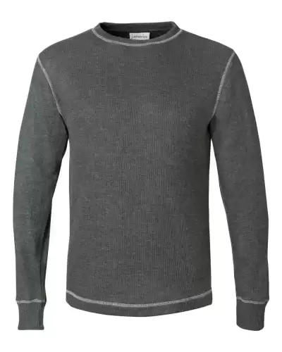 J America 8238 Men's Vintage Thermal Long Sleeve T-Shirt 2 Pack