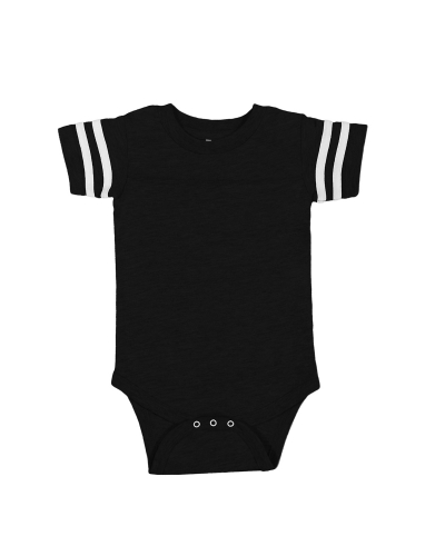 Rabbit Skins 4437 Infant Football Fine Jersey Bodysuit