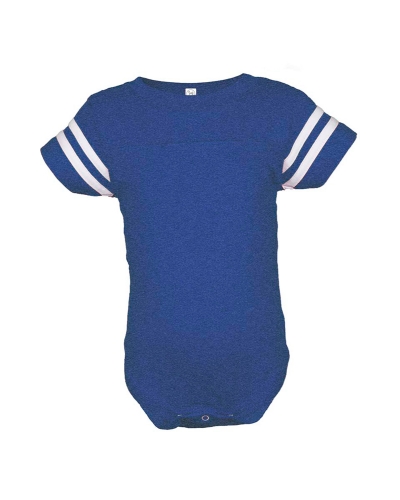 Rabbit Skins 4437 Infant Football Fine Jersey Bodysuit