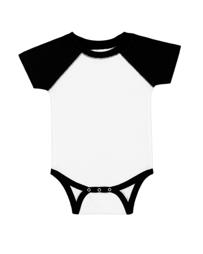 Rabbit Skins RS4430 Infant Baseball Fine Jersey Bodysuit