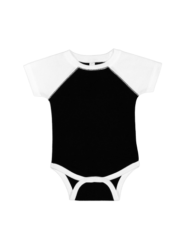 Rabbit Skins RS4430 Infant Baseball Fine Jersey Bodysuit