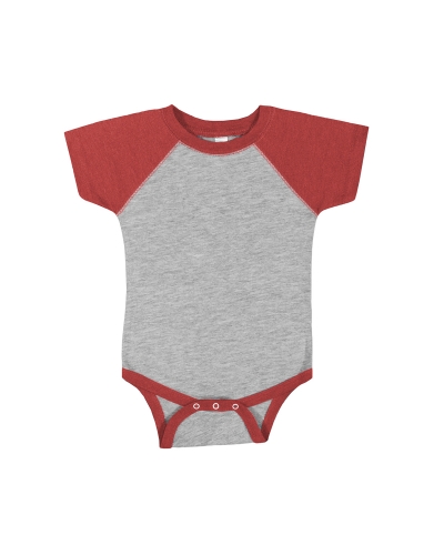Rabbit Skins RS4430 Infant Baseball Fine Jersey Bodysuit