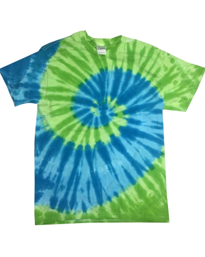 Tie-Dye CD1180 Adult 5.4 oz., 100% Cotton Islands Tie-Dyed T-Shirt