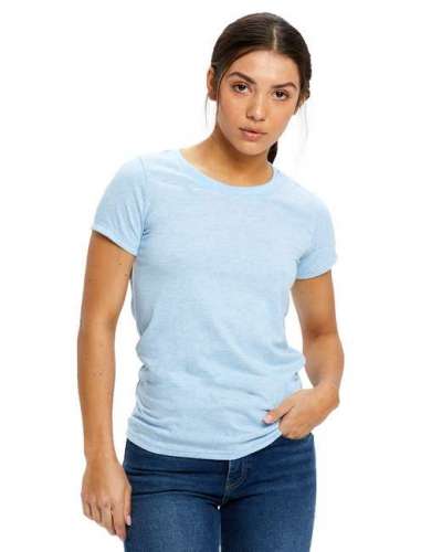 US Blanks US222 Ladies' Short-Sleeve Triblend Crew