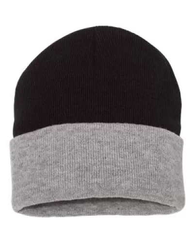 Sportsman SP12T 12" Color Blocked Cuffed Beanie