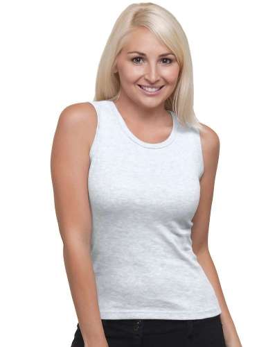 Bayside 4527 USA-Made 1X1 Ribbed Tank Top