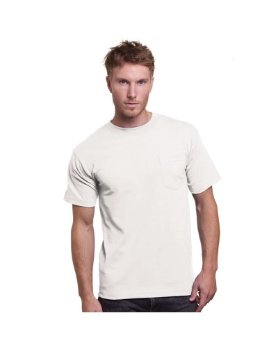 Bayside BA3015 Adult 6.1 oz. Union Made Pocket T-Shirt