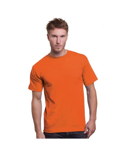 Bayside BA3015 Adult 6.1 oz. Union Made Pocket T-Shirt