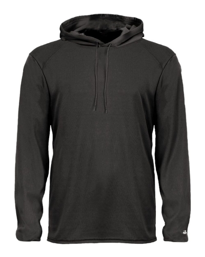 Badger 4105 B-Core Long Sleeve Hooded T-Shirt