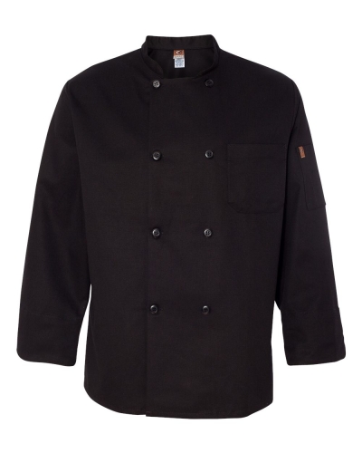 Chef Designs KT76 Black Traditional Chef Coat