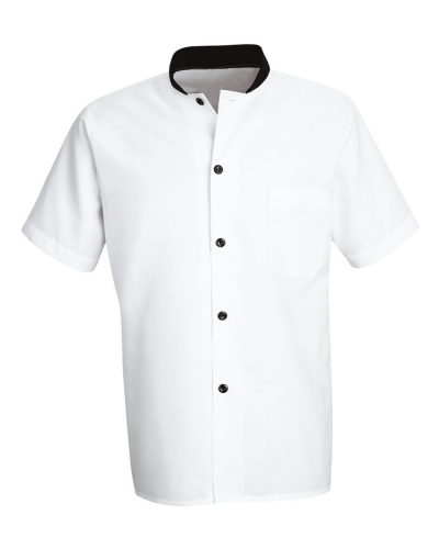 Chef Designs SP04 Black Trim Cook Shirt