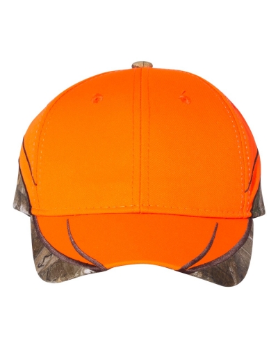 Outdoor Cap BLZ615 Blaze WITH Camo TRIM Cap