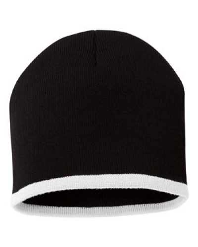 Sportsman SP09 8" Bottom-STRIPED Beanie