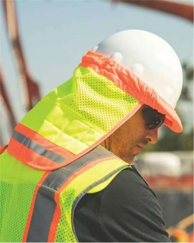 ML Kishigo 1624 Brisk Cooling Hard Hat Sun Shield