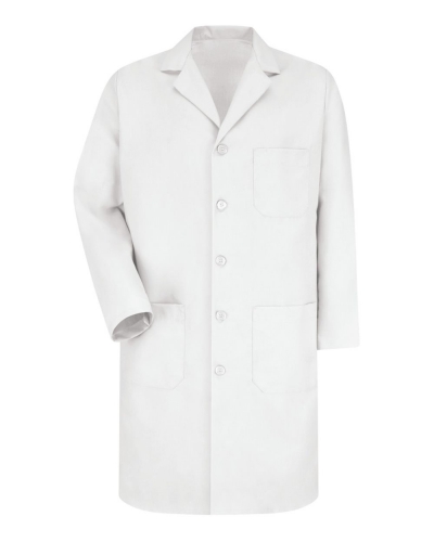 Red Kap KP14L Button Front Lab Coat - Long Sizes