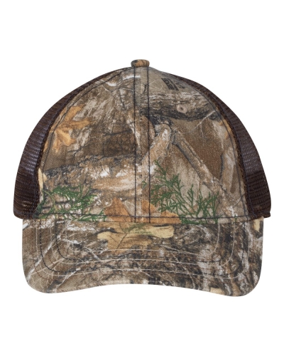 Outdoor Cap CWF310 Mesh-Back Camo WITH Flag Undervisor Cap