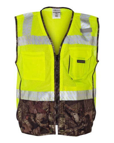 ML Kishigo 1523-1524 Class 2 Mossy Oak Camo Vest