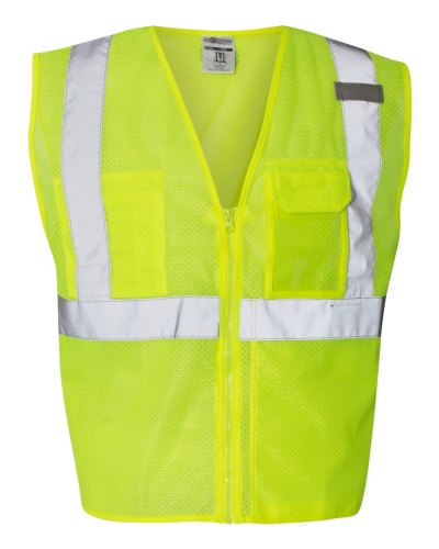 ML Kishigo 1532-1533 Clear ID Vest with Zipper Closure