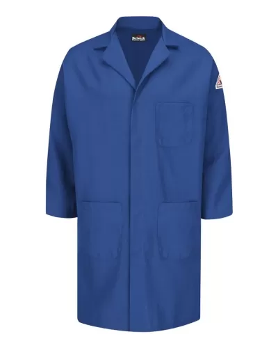 Bulwark KNL6 Concealed Snap Front Lab Coat - Nomex® IIIA - 6 oz.