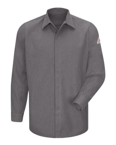 Bulwark SMS2 Concealed-Gripper Pocketless Long Sleeve Shirt - CoolTouch® 2