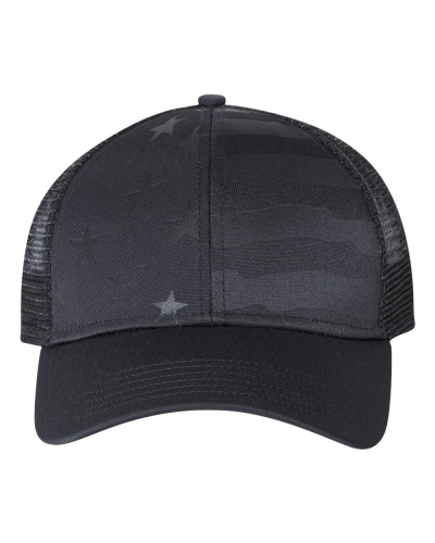 Outdoor Cap USA750M Debossed Stars AND Stripes Mesh-Back Cap