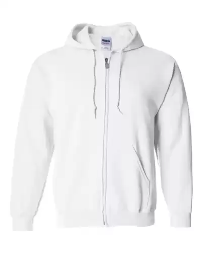 Gildan 18600 Unisex Heavy Blend? Full-Zip Hooded Sweatshirt 2 Pack
