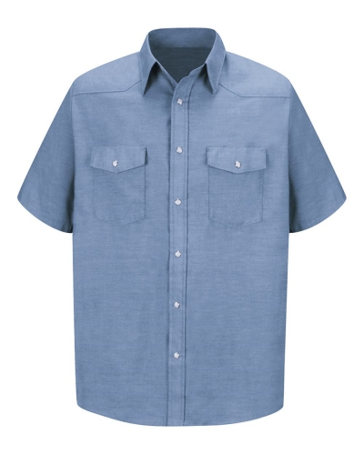 Red Kap SC24 Deluxe Western Style Short Sleeve Shirt