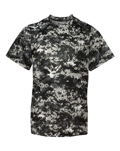 Badger 2180 Digital Camo Youth Short Sleeve T-Shirt