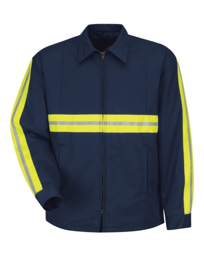 Red Kap JT50EN Enhanced Visibility Perma-Lined Panel Jacket