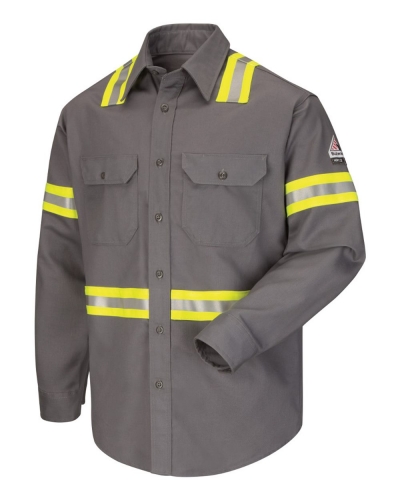 Bulwark SLDTL Enhanced Visibility Uniform Shirt - Long Sizes