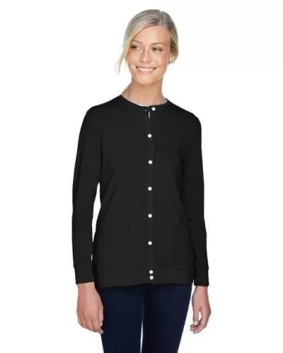 Devon & Jones DP181W Ladies' Perfect Fit™ Ribbon Cardigan