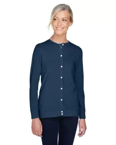 Devon & Jones DP181W Ladies' Perfect Fit™ Ribbon Cardigan