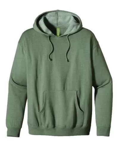 econscious EC5570 Adult 7 oz. Organic/Recycled Heathered Fleece Pullover Hood
