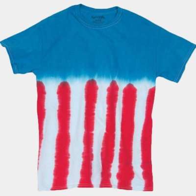 Dyenomite 200US Flag Tie Dye T-Shirt